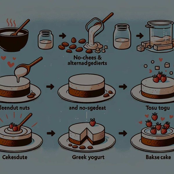 Comment confectionner un cheesecake sans fromage et sans sucre?