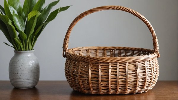 Décorez et détendez-vous avec un panier en osier authentique
